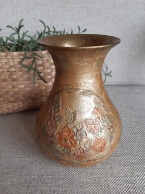 Cloisonne Enamel Brass Vase